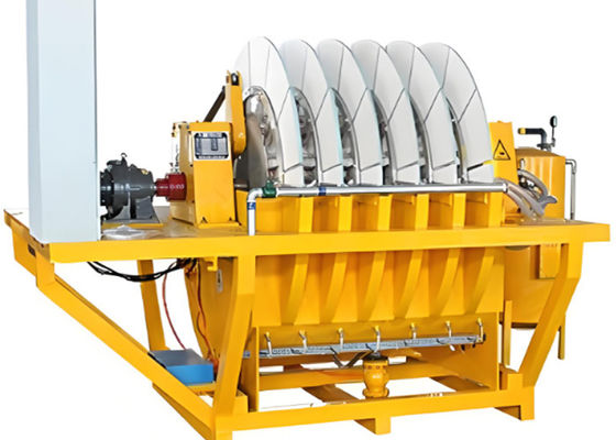 Good price Vertical Rotary Disc Filter Polypropylene Sludge Disk Filter Wastewater Treatment online