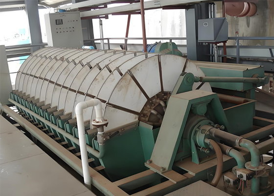 Harga yang bagus Mechanical Ceramic Vacuum Disc Filter Low Maintenance Vacuum Disk Filter on line