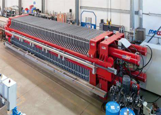 Good price Steel Frame Square Vacuum Filter Press Process Treatment Sludge Filtration online