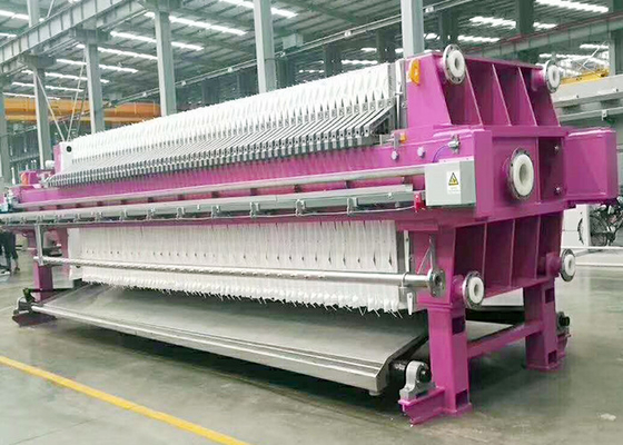 Good price PLC Plate And Frame Filter Press For Sludge Dewatering Vertical Installation online