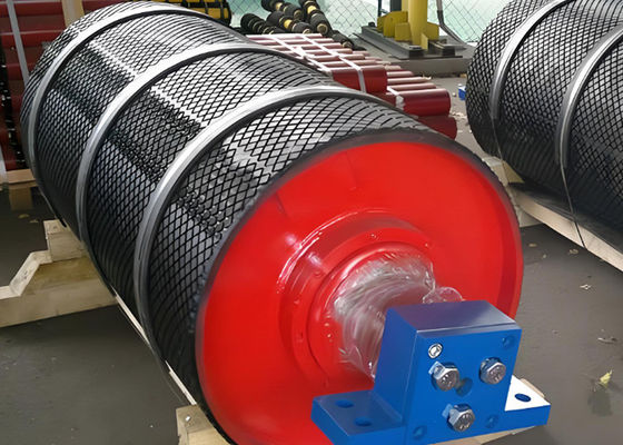 Good price Stable Operation Belt Conveyor Roller Low Noise Round Shape Pulley Alloy Steel online