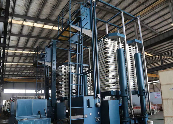 Good price SIEMENS Control Vertical Filter Press 5.5m Width 3 Layers Automatic Filter Press online