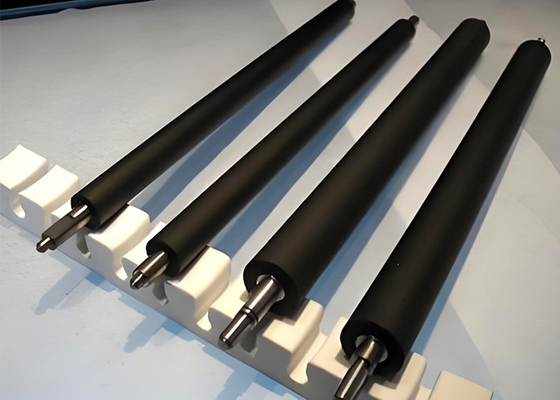 Good price Rubber Lining Belt Conveyor Roller Round Shaft Diameter 50mm online